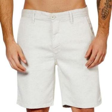 Imagem de Bermuda Rip Curl Reveillon Raw Burst Cinza Claro Masculina-Masculino