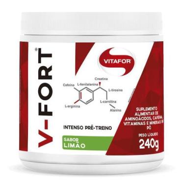 Imagem de V-fort pré treino sabor limao 240g - vitafor