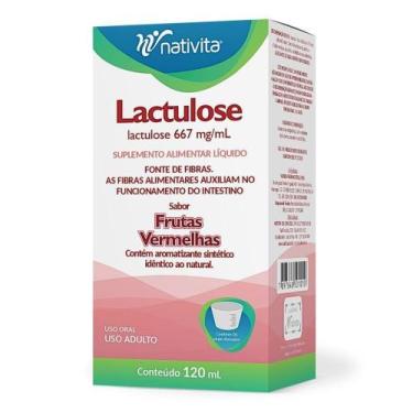 Imagem de Lactulose 667mg/ml sabor frutas vermelhas com 120ml - NATIVITA