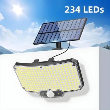 Imagem de Luzes Solares Externas Com Sensor De Movimento 234LED, Holofotes De Pa