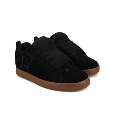 Imagem de DC Tênis de skate casual Court Graffik, Preto/Gum/Preto, 9.5