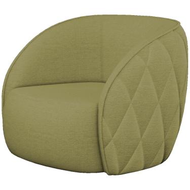 Imagem de Poltrona Decorativa Passion Linho Tce 1027 Linho Molufan Estofados