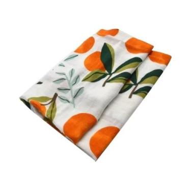 Imagem de Toalha De Algodão Muslin Para Bebê 58x58cm, Toalha De Banho, Lenço Par