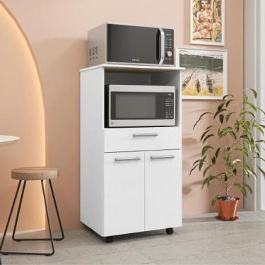 Imagem de Balcão Duplo Forno Belluno Branco - Mobiliar Home Shop