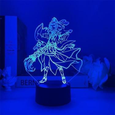 Imagem de Luz noturna LED 3D Yuanzuns Zhouyuans que muda de cor para crianças - 