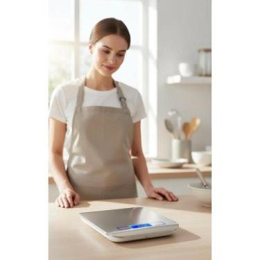 Imagem de Balança Precisão Inox 5kg Cozinha Alta Medição - Congratulations Store