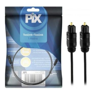 Imagem de Cabo De Áudio Óptico Digital 1m Toslink 1m Plug Gold 1 Metro - CHIPSCE