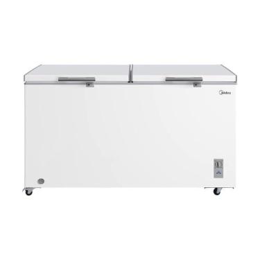 Imagem de Freezer Horizontal 2 Portas 508L Branco Inverter Bivolt Midea, Bivolt