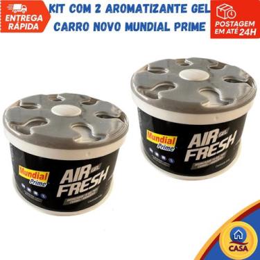 Imagem de Aromatizante Gel Carro Novo Mundial Prime - Kit com 2 unidades