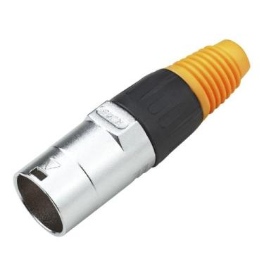 Imagem de Conector RJ45 Macho Tipo Canon À Prova D'Água Para Painel De LED Outdo