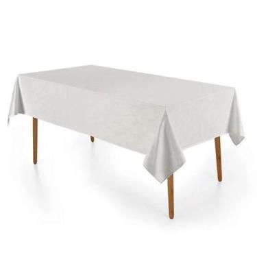 Imagem de Toalha de Mesa Retangular 6 Lugares Tilia Branco Karsten