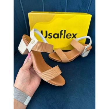 Imagem de Sandália Usaflex marrom/avelan, Marrom, Avelan, 34