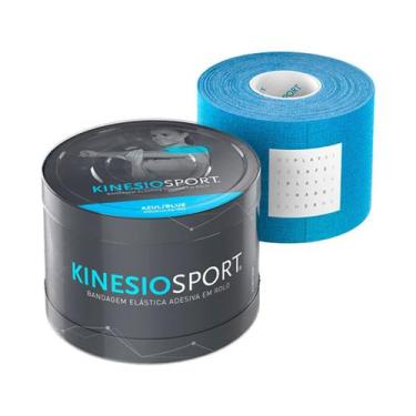 Imagem de KinesioSport Bandagem Elástica Adesiva 5m x 5cm, Azul