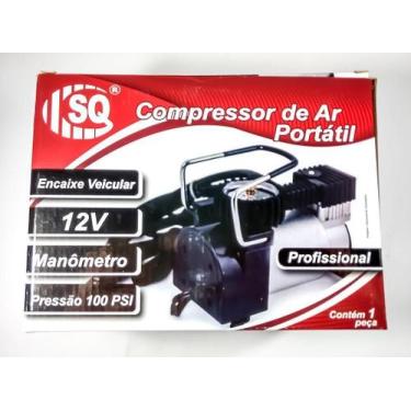 Imagem de Mini Compressor De Ar Automotivo Portatil Profissional 12V - Sq