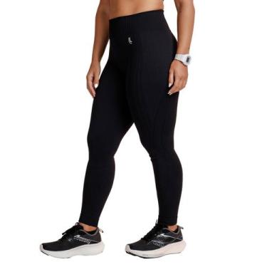 Imagem de Calça Legging Feminina Lupo Max Sport Sem Costura Conforto, Preto, P