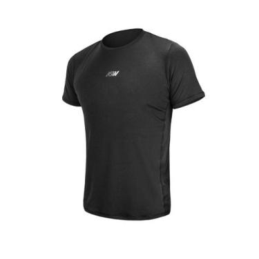 Imagem de Camisa ASW Segunda Pele Manga Curta, Preto, 3G