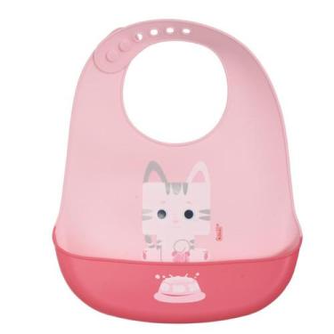 Imagem de Babador com Pega Migalhas Silicone Prático Bebês Refeições - Kouii, Ga