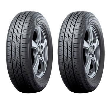 Imagem de Kit 2 Pneus Enasave EC300+ 185-55R16 para Carro de Passeio 83V Baixo Consumo e Conforto Dunlop