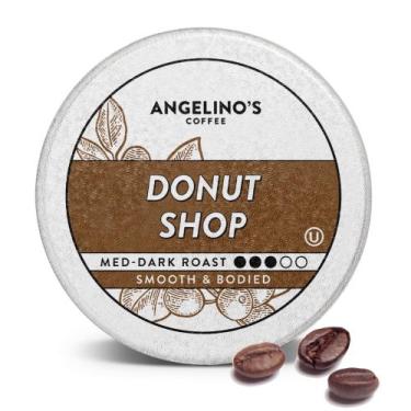 Imagem de Cápsulas de Café Angelino's Donut Shop Torra Média-Escura 96 un. - Ang