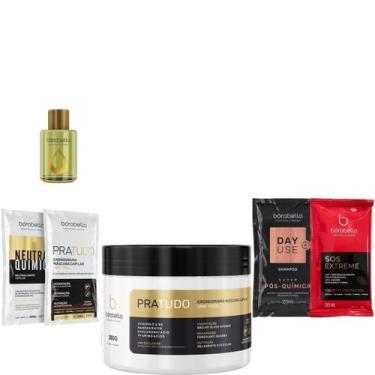 Imagem de Borabella Máscara Pratudo 300g + Óleo Argan 7ml + Sachês