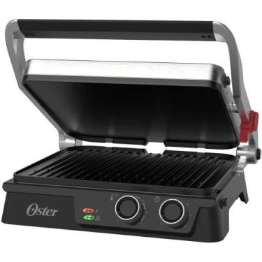 Imagem de Grill Elétrico Oster OGRL640 Timer Control com Chapas Destacáveis 2100