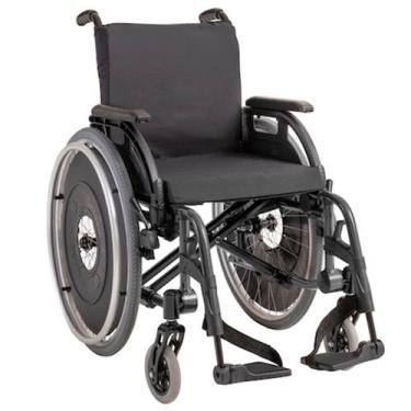 Imagem de Cadeira de Rodas Ortobras K3 Preto Assento 46L x 45P x 45A