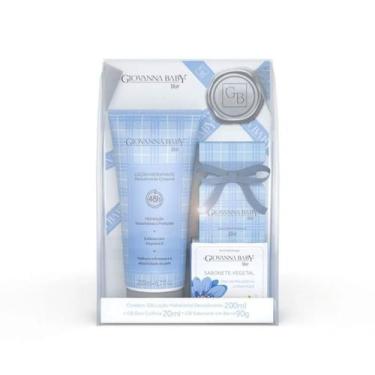 Imagem de Giovanna Baby Kit Blue Colônia, Hidratante e Sabonete Vegetal
