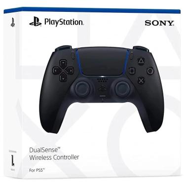Imagem de Controle sem Fio Sony Dualsense Midnight Black para PS5 e PC Bluetooth Preto