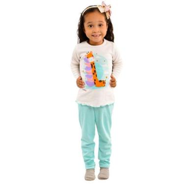 Imagem de Pijama para menina de inverno peluciado baby Victory, 2, Azul