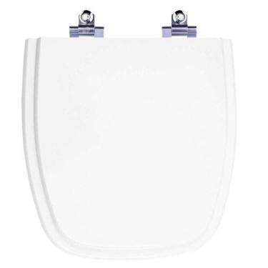Imagem de Assento Sanitário Laqueado Soft Close Flex Branco para vaso Deca 6lpf 