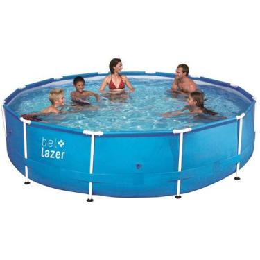 Imagem de Piscina de Armação Azul 7000 Litros Bel Fix