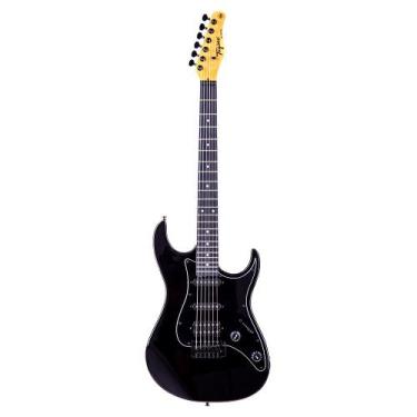 Imagem de Guitarra Tagima TG-520 BK E/BK TW Series Stratocaster Preta, TW Series