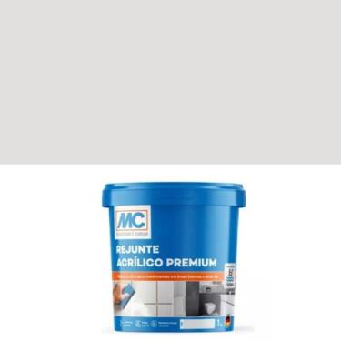 Imagem de Rejunte Acrílico Piscinas Fachadas 1kg MC BAUCHEMIE, Cinza platina