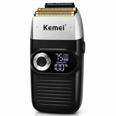 Imagem de Máquina de Acabamento Kemei KM2026 Recarregável Bivolt Compacta Alta P