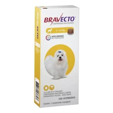 Imagem de Bravecto Comprimido Para Cães De 2kg a 4,5kg - MSD