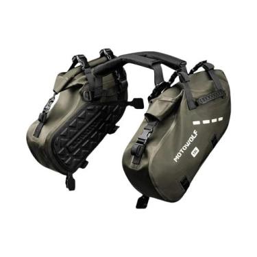 Imagem de Bolsa Lateral Para Motocicleta À Prova d'Água De Grande Capacidade 18L