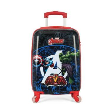 Imagem de Mala de Viagem Infantil Vingadores By Up4you - Luxcel, P, Preto