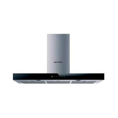 Imagem de Coifa de Parede Brastemp BAE90ARANA 90cm Inox com Painel Touch Inox 110V