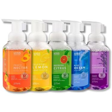 Imagem de Kit Kiss New York Coleção Sinergia 5 Sabonetes em Espuma: Celestial Le