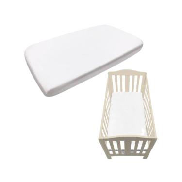 Imagem de Kit Protetor de Colchão de Berço 03 Unidades Impermeável com Elástico Branco Vida Pratika