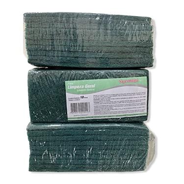 Imagem de Esponja Fibra Verde Limpeza Geral British 10x230mm Pct C/30