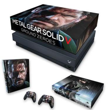 Imagem de Capa Anti Poeira E Skin Compatível Xbox One X - Metal Gear Solid V - P