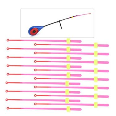 Imagem de Vara de pesca seção frontal, 15 peças/conjunto de vara de pesca no gelo seção frontal, pesca fluvial para pesca de lagoa entusiasta de pesca iniciante(12CM)