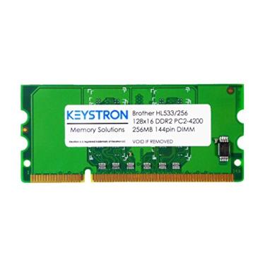 Imagem de Keystron Atualização de memória DDR2 de 144 pinos de 256 MB para impressora laser Brother HL-5470DW, HL-6180DW, HL-6180DWT