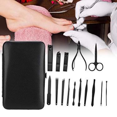 Imagem de Ferramenta de manicure de aço inoxidável, cortador de unhas portátil durável conveniente para uso doméstico para salão de beleza para pedicure