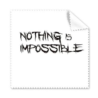 Imagem de Quote Nothing is Impossible pano de limpeza para tela de telefone, 5 peças