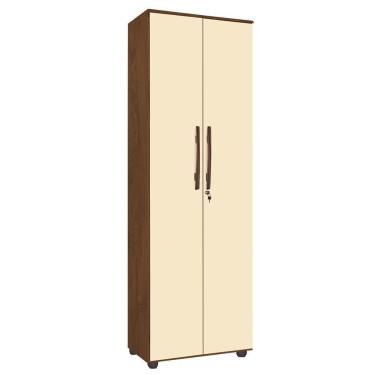 Imagem de Armário Multiuso Cordoba 2 Portas 6 Prateleiras Mel e Pérola