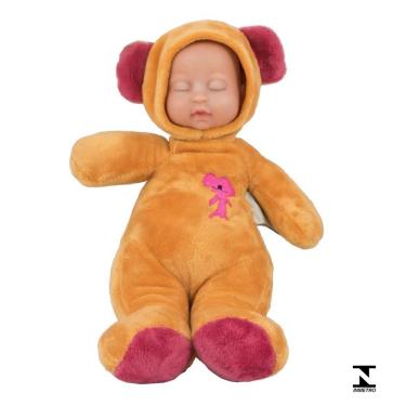 Imagem de Bebe C/ Roupa De Bichinho Canguru - BBR Toys
