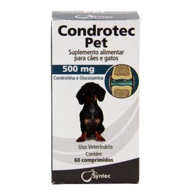 Imagem de Condrotec Pet 500 Suplemento 60 Comprimidos