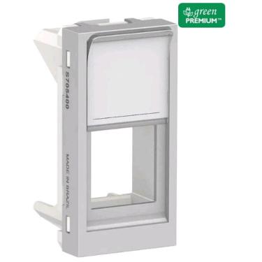 Imagem de Schneider Orion Modulo Tampa Rj45 Aluminio S70542174 Keystone